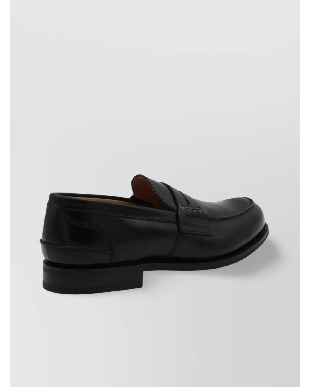 Church's Black Leather Pembrey Loafers for men