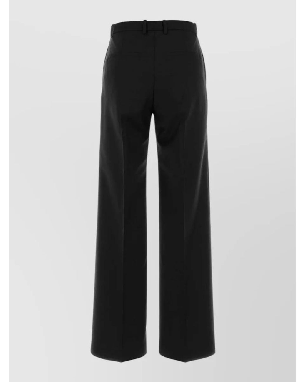 Jil Sander Black Tailored Suit Trousers