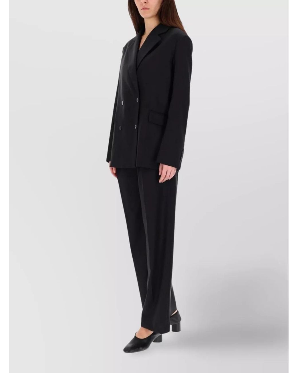 Loulou de Saison Black Virgin Wool Blazer