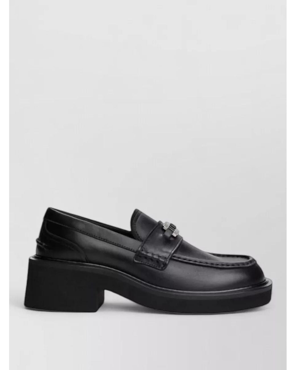 Tommy Hilfiger Black Leather Loafers