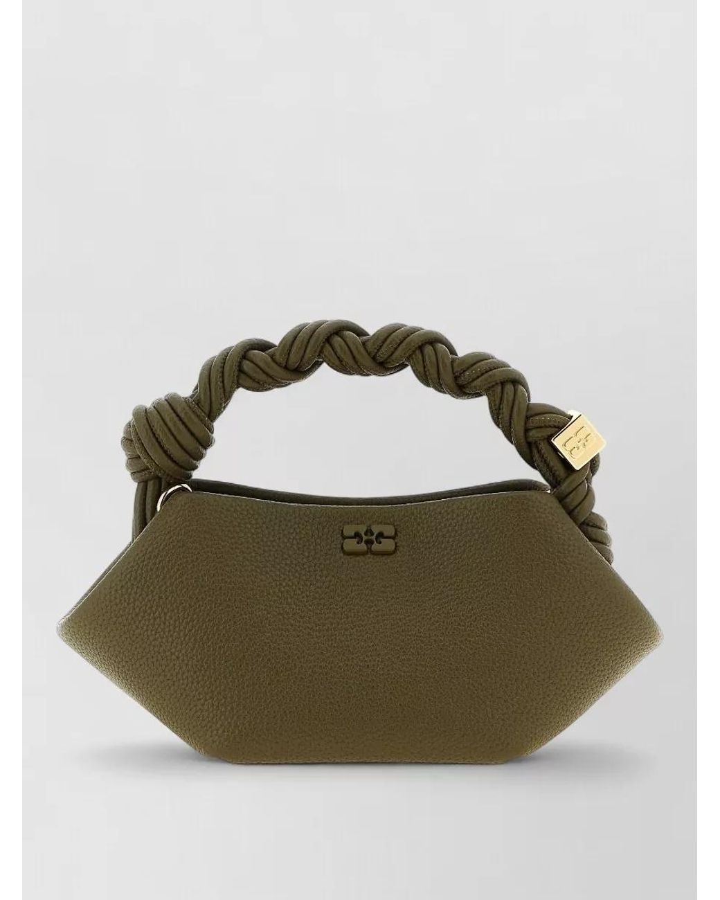 Ganni Green Bou Mini Shoulder Bag