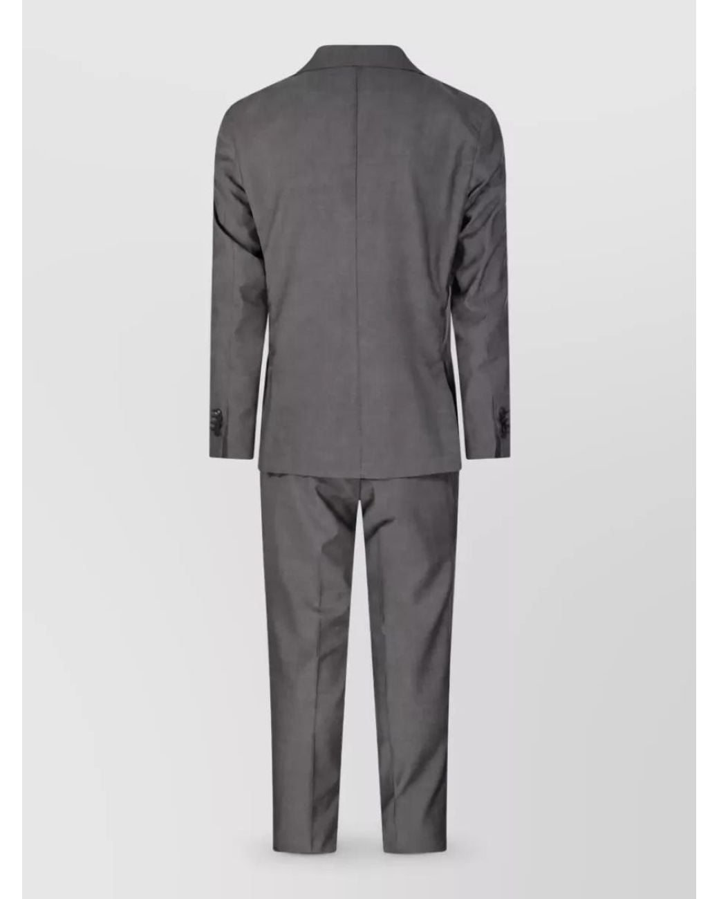 Santaniello Gray Wool Suit for men