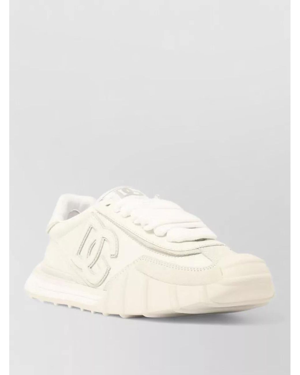 Dolce & Gabbana Natural Leather Low-Top Sneakers for men