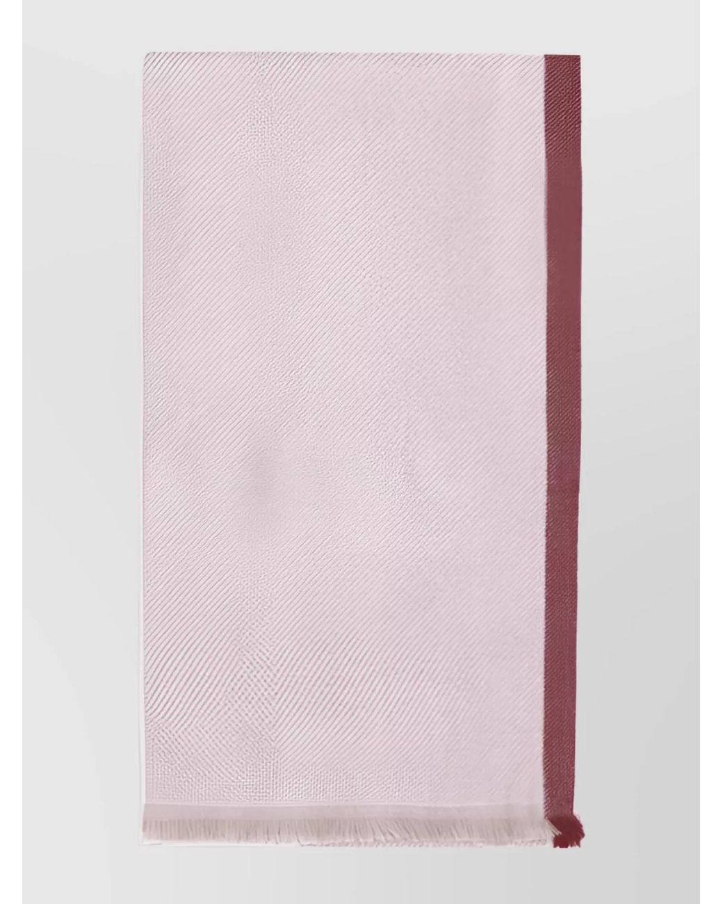 Brunello Cucinelli Pink Cashmere Wool Scarf for men
