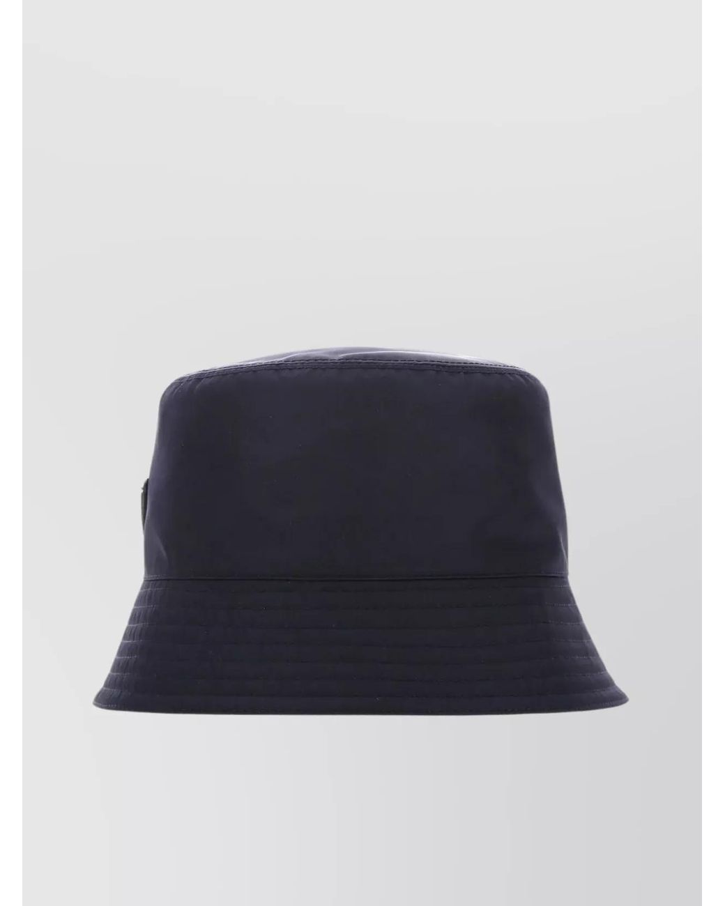Prada Blue Recycled Nylon Bucket Hat for men