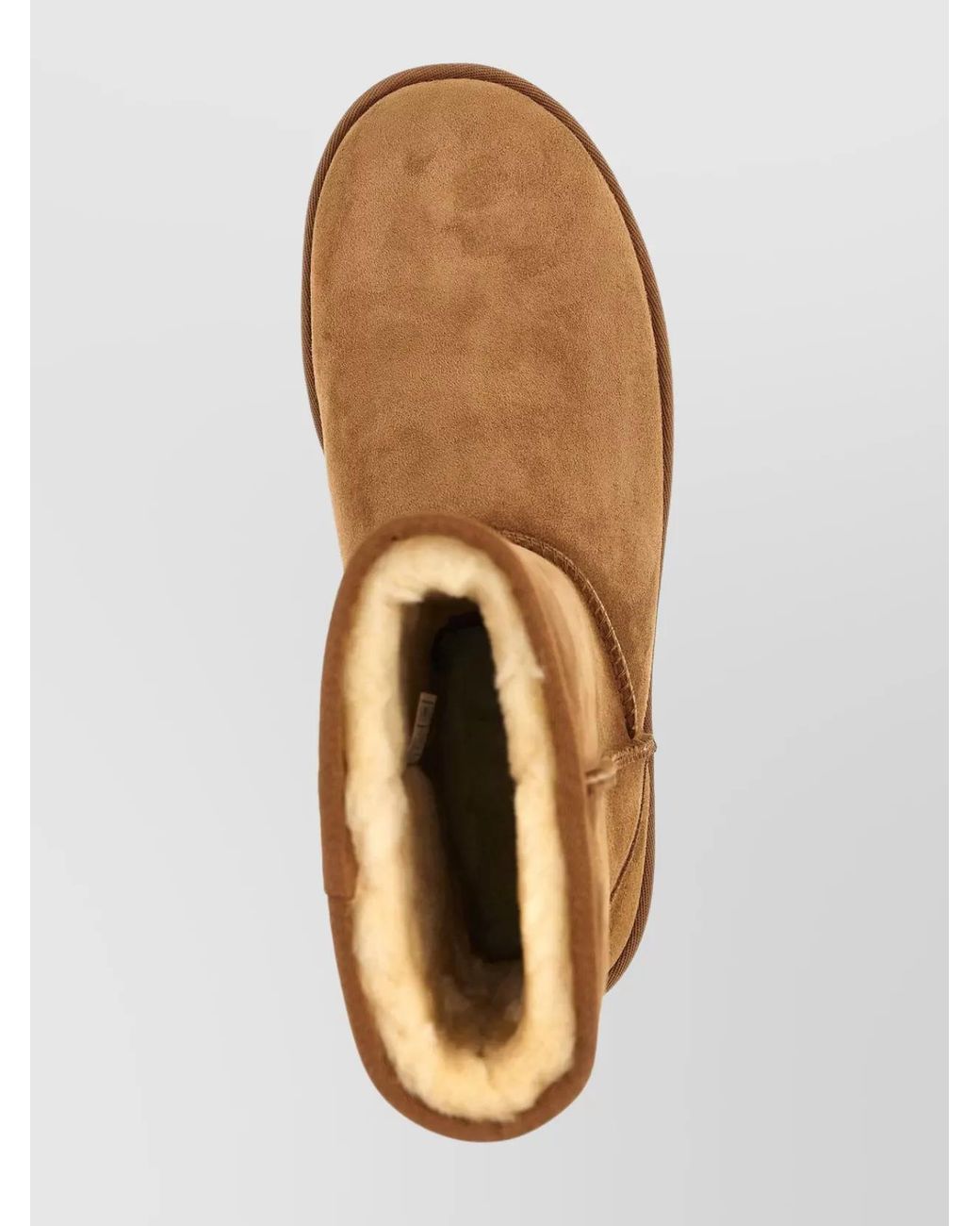 Ugg Brown Sheepskin Suede Ankle Boots