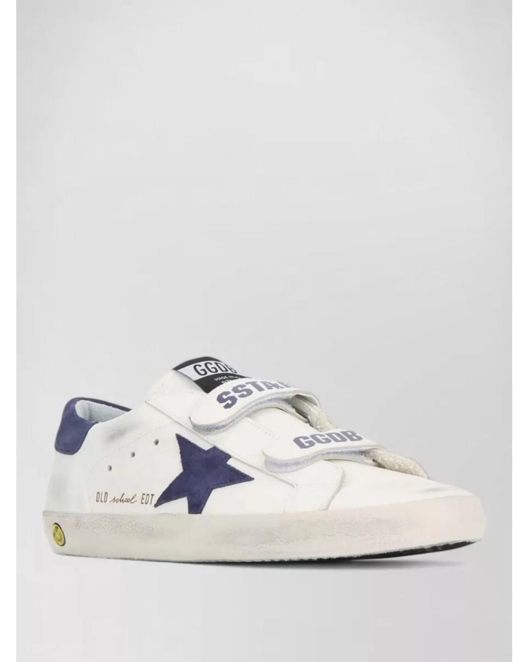 Golden Goose Deluxe Brand White Leather Slip-On Sneakers