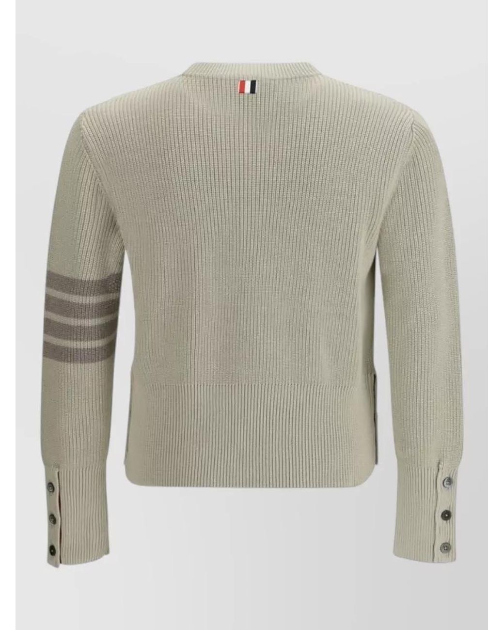 Thom Browne Gray Cotton Sweatshirt for men