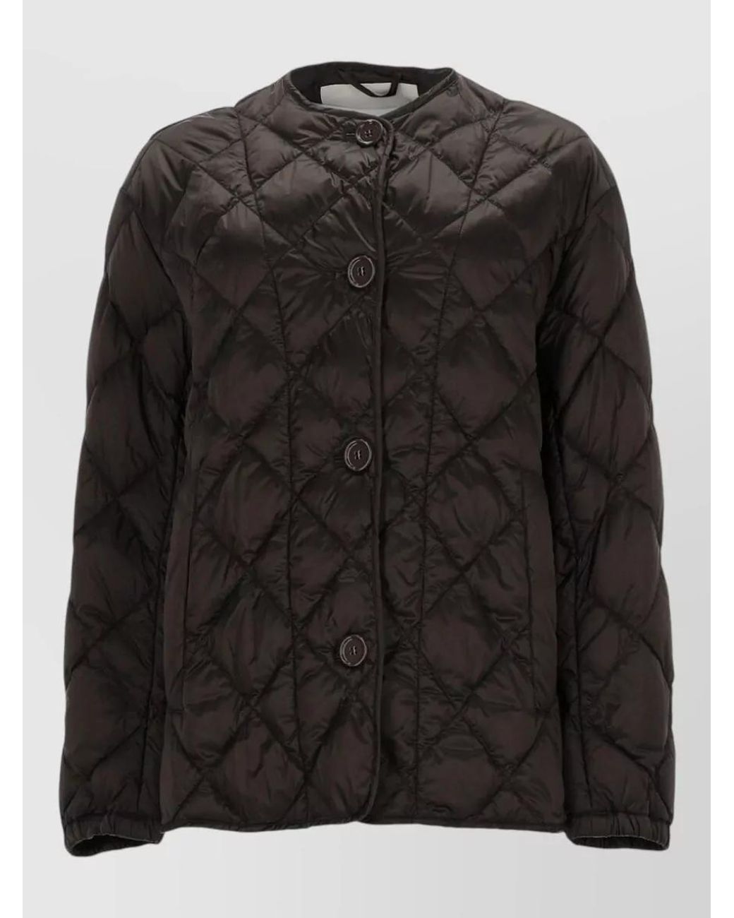 Max Mara Black Hooded Parka Coat