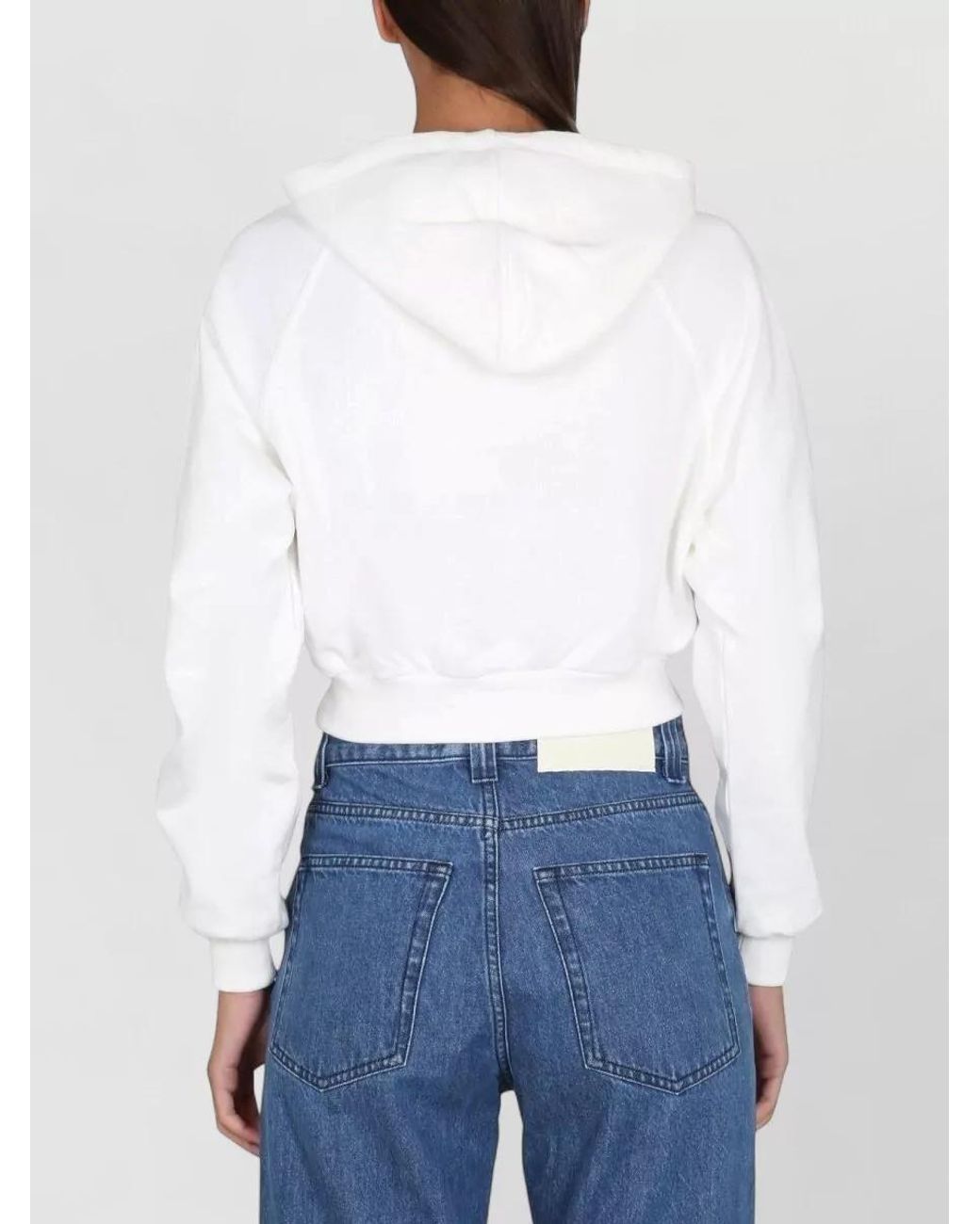 Sunnei White Hoodie