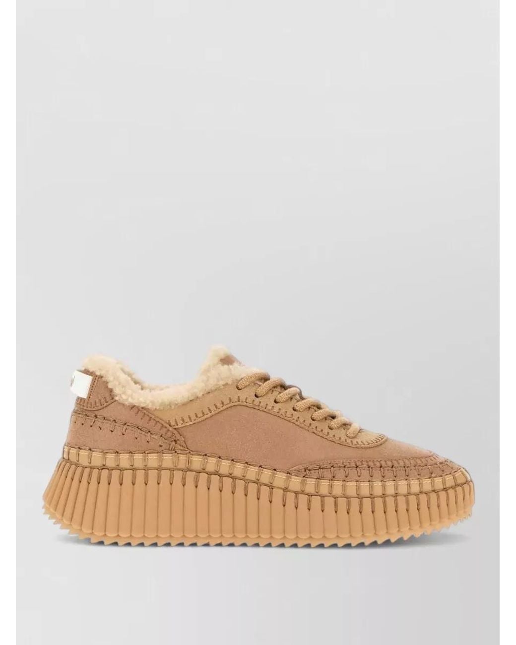 Chloé Natural Leather Nama Sneakers