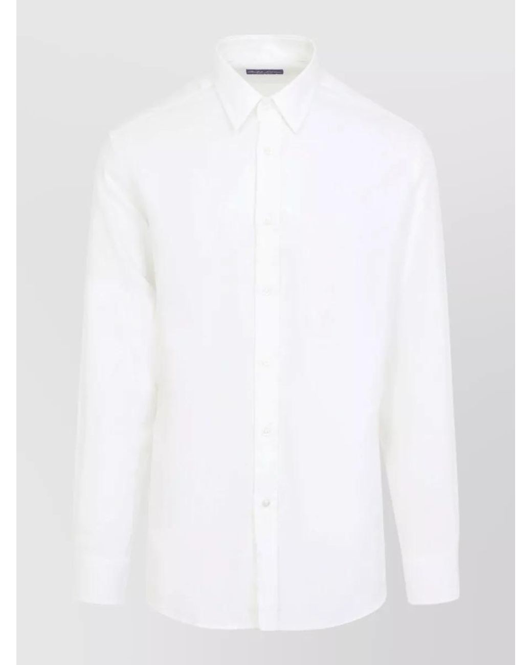 Ralph Lauren White Cotton Shirt for men