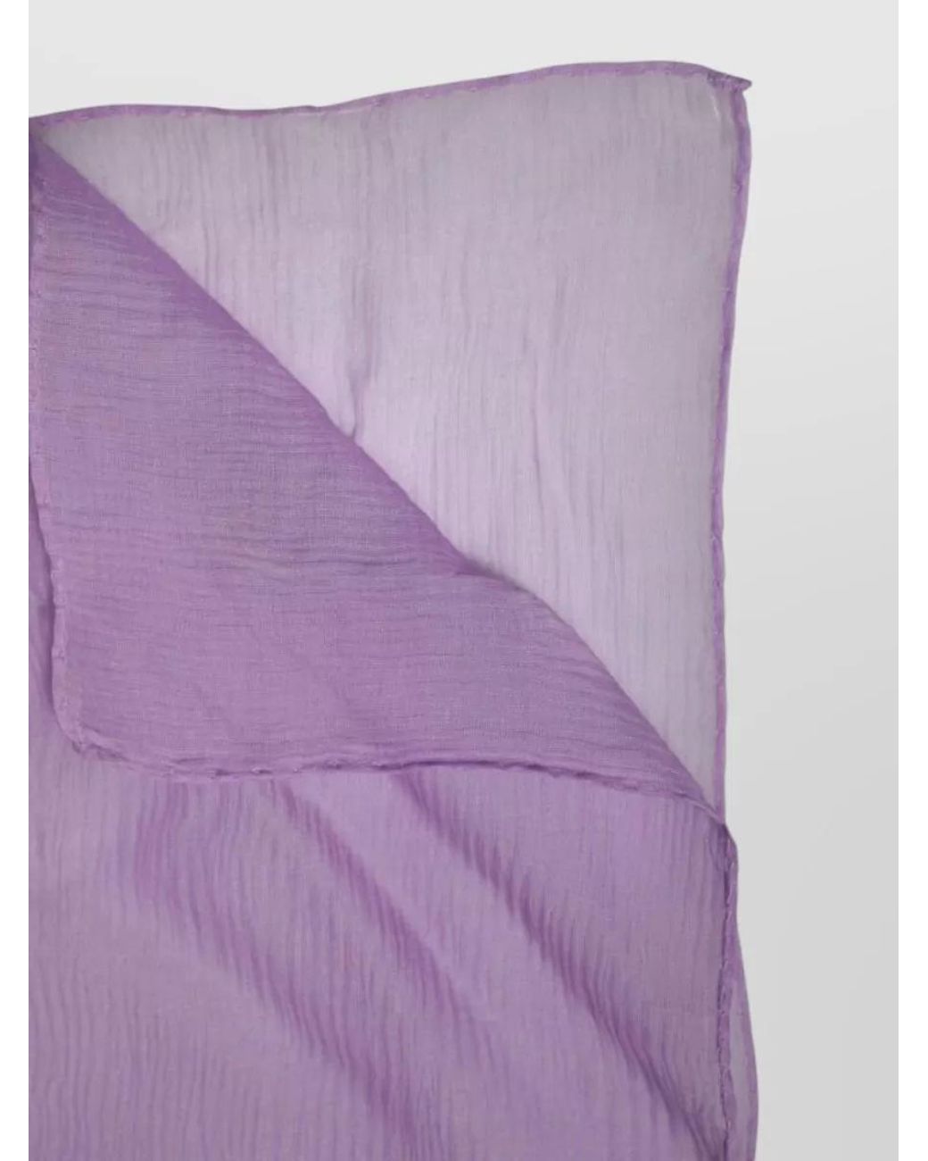 Dolce & Gabbana Purple Silk Rectangle Scarf