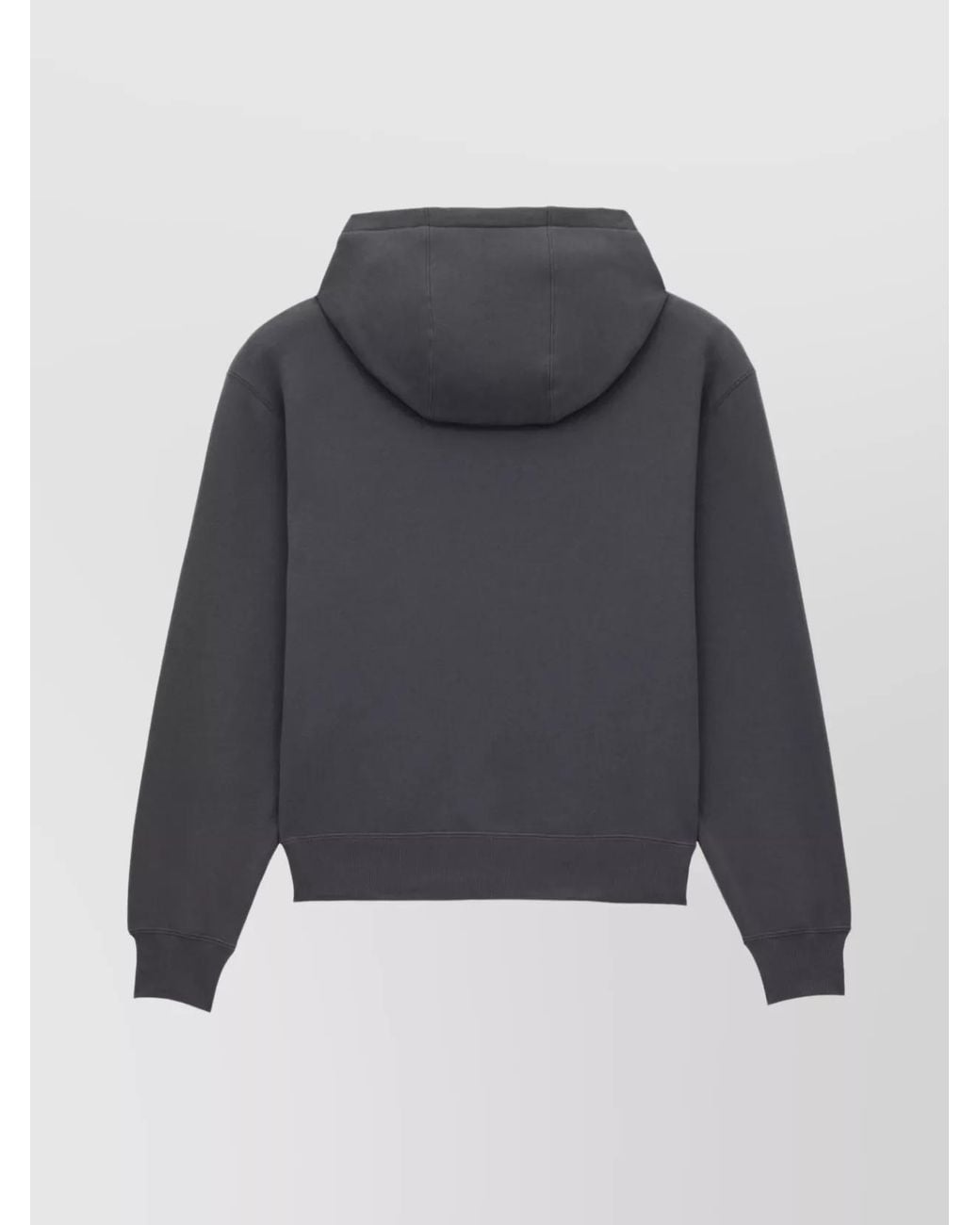Saint Laurent Blue Cotton Logo-Embroidered Hoodie for men