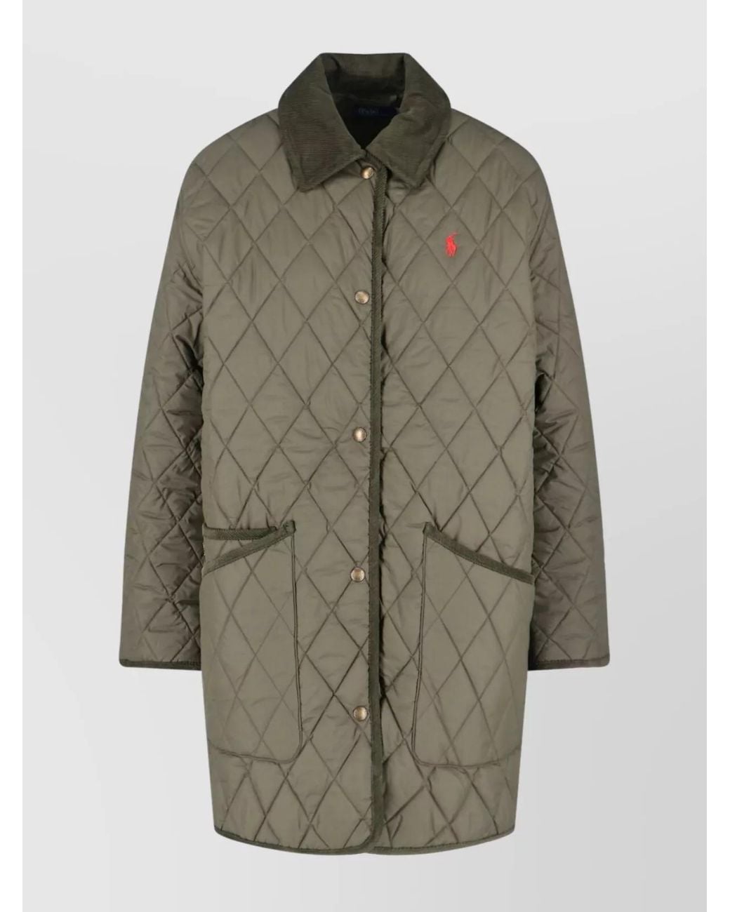 Polo Ralph Lauren Green Quilted Oversized Puffer Jacket