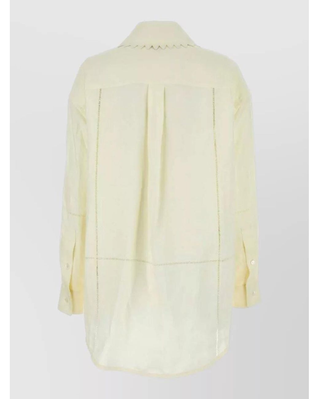 Bottega Veneta White Linen Shirt for men