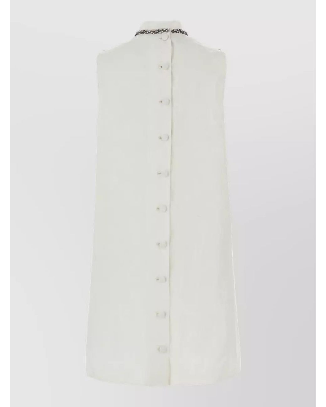 Prada White Cotton Blouse