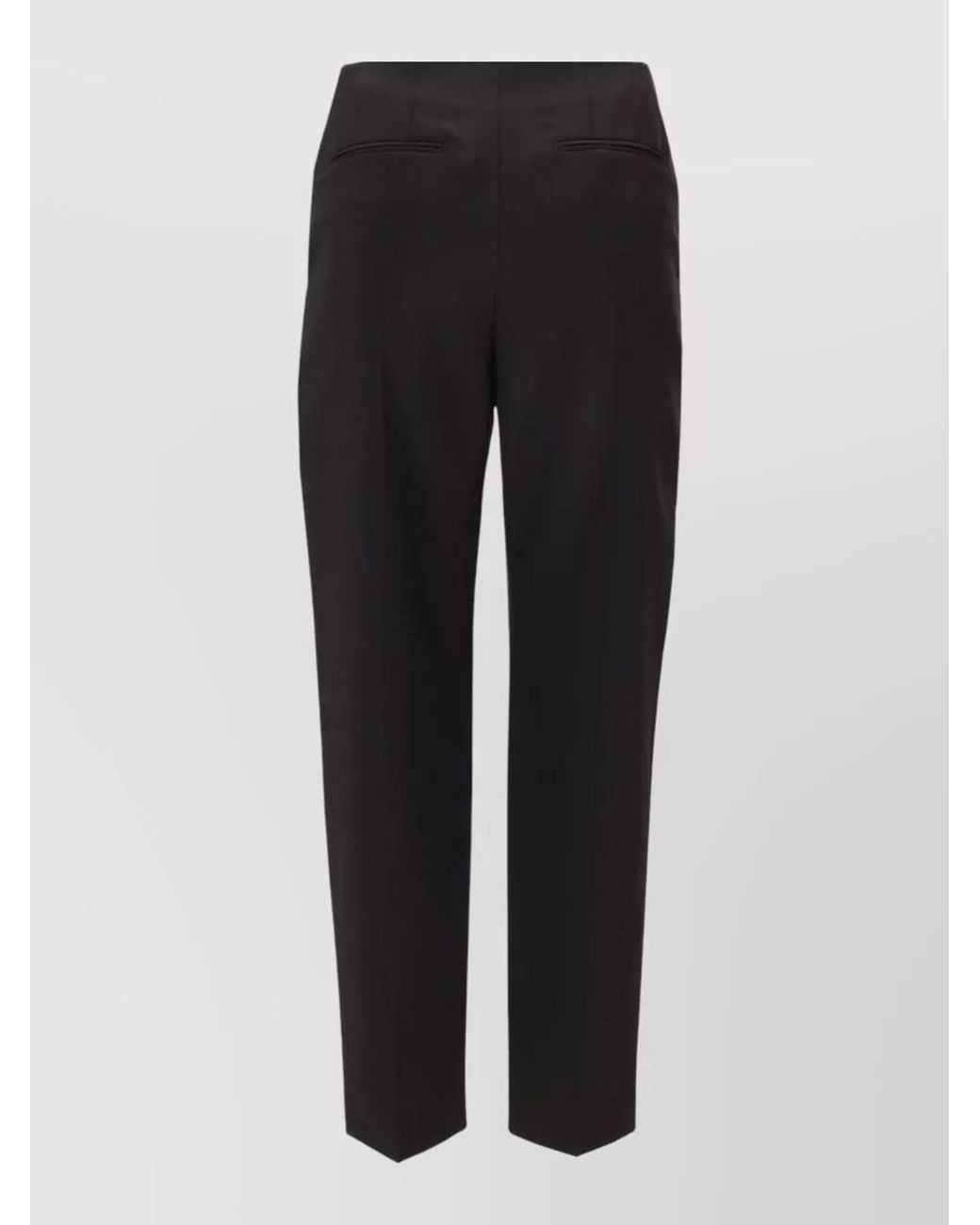 Marni Black Virgin Wool Tailored Trousers