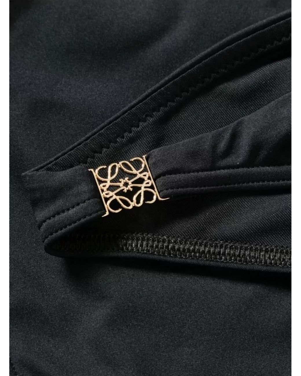 Loewe Black Stretch-Jersey Bikini Bottoms