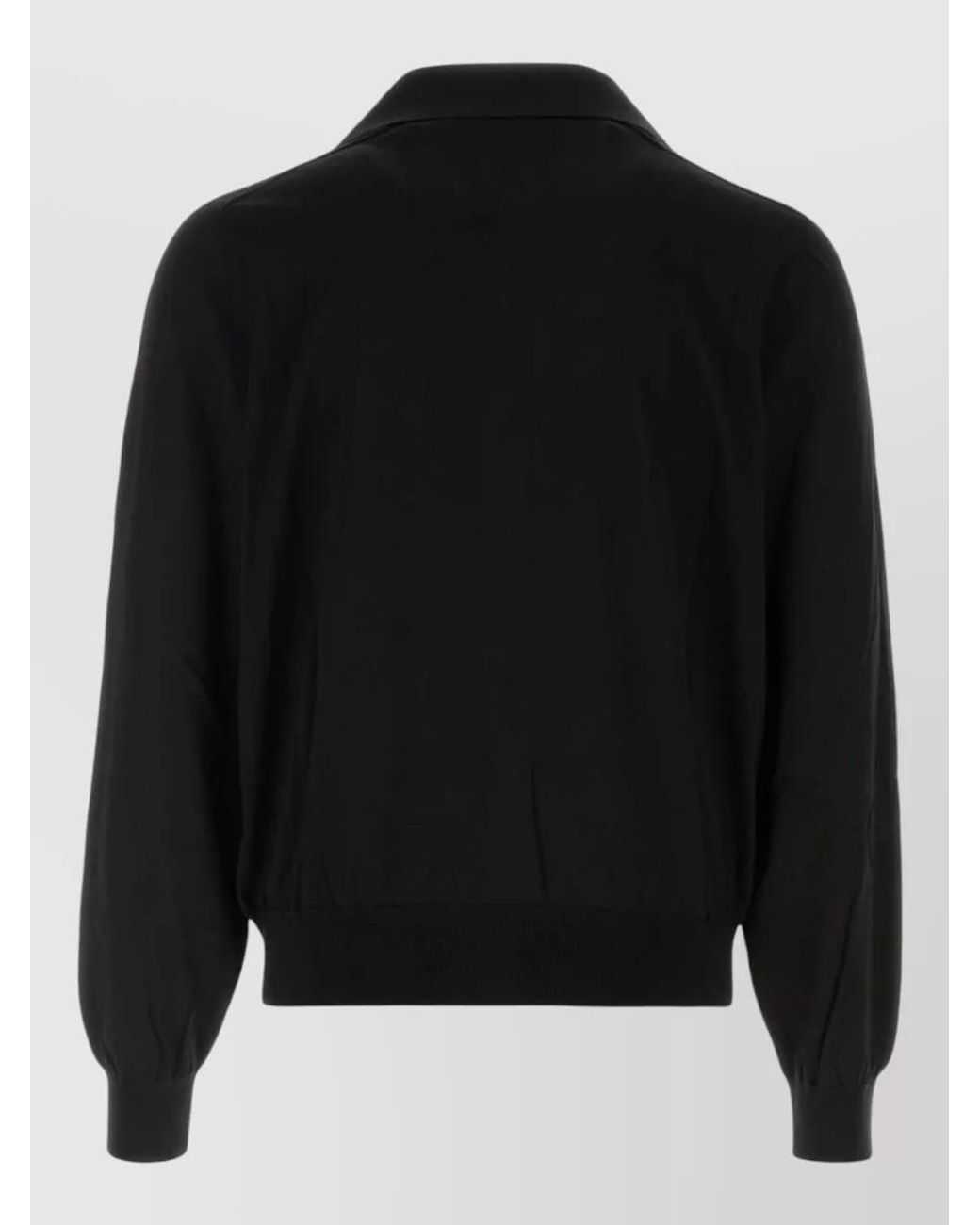 Versace Black Silk Knit Cardigan for men