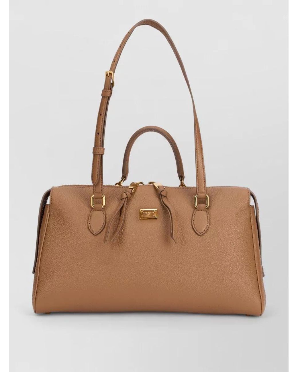 Dolce & Gabbana Natural Shoulder Bag Calf Leather Shoulder Bag