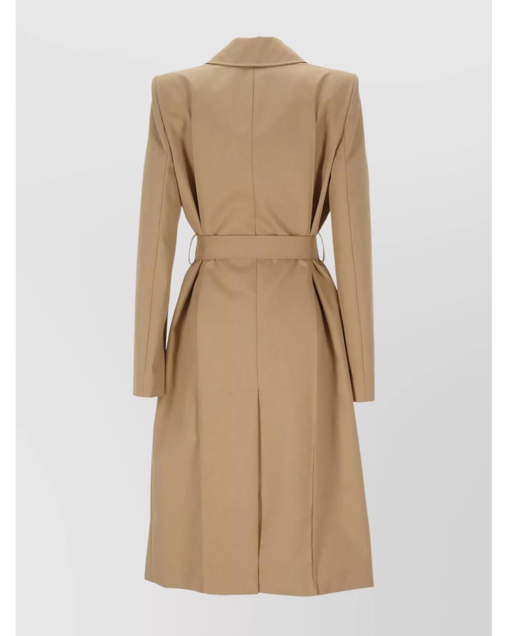 McQueen Natural Belted Trench Coat