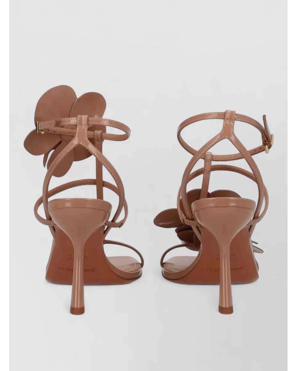 Zimmermann Brown Leather Stiletto-Heel Sandals