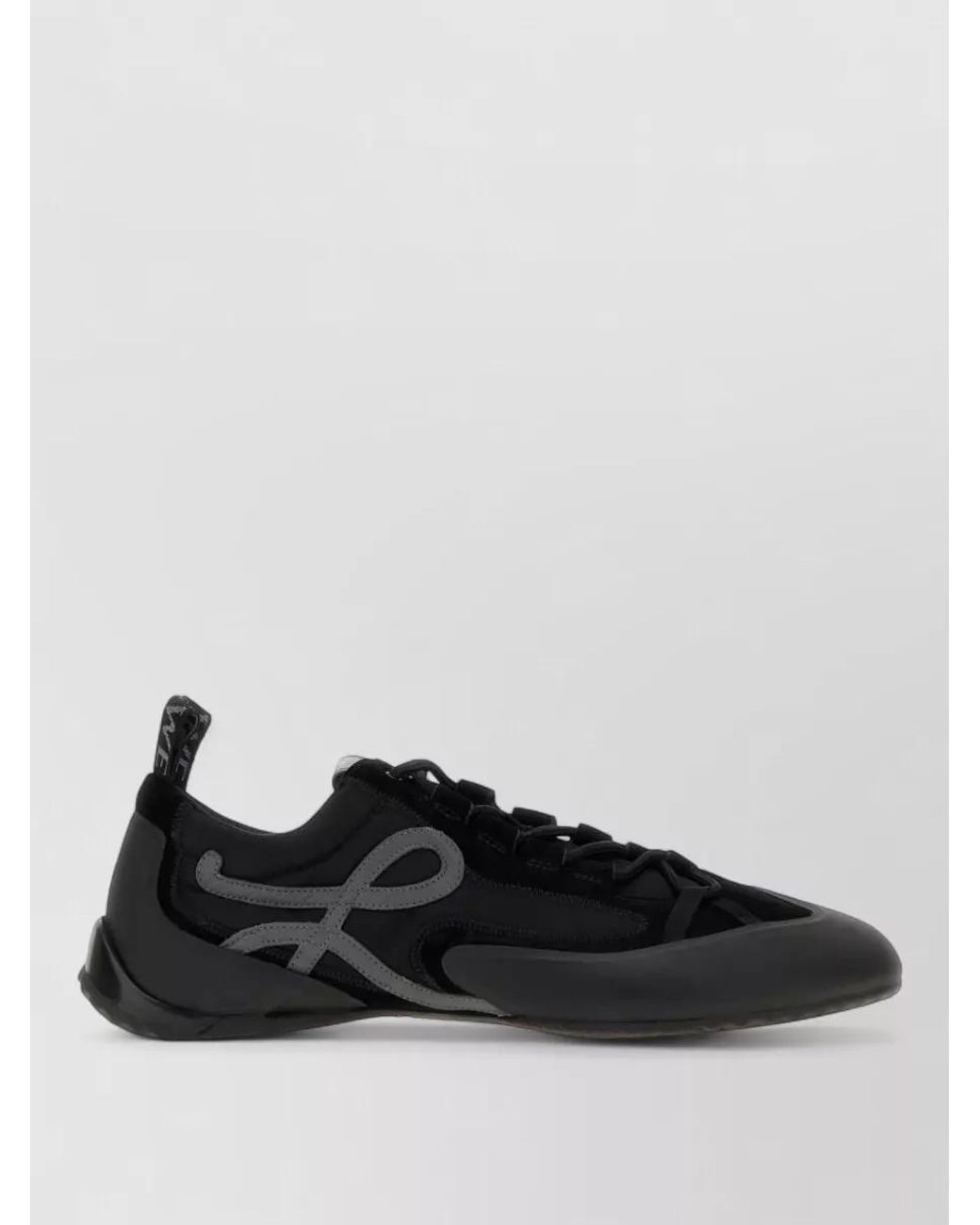 Loewe Black Suede Low-Top Sneakers for men
