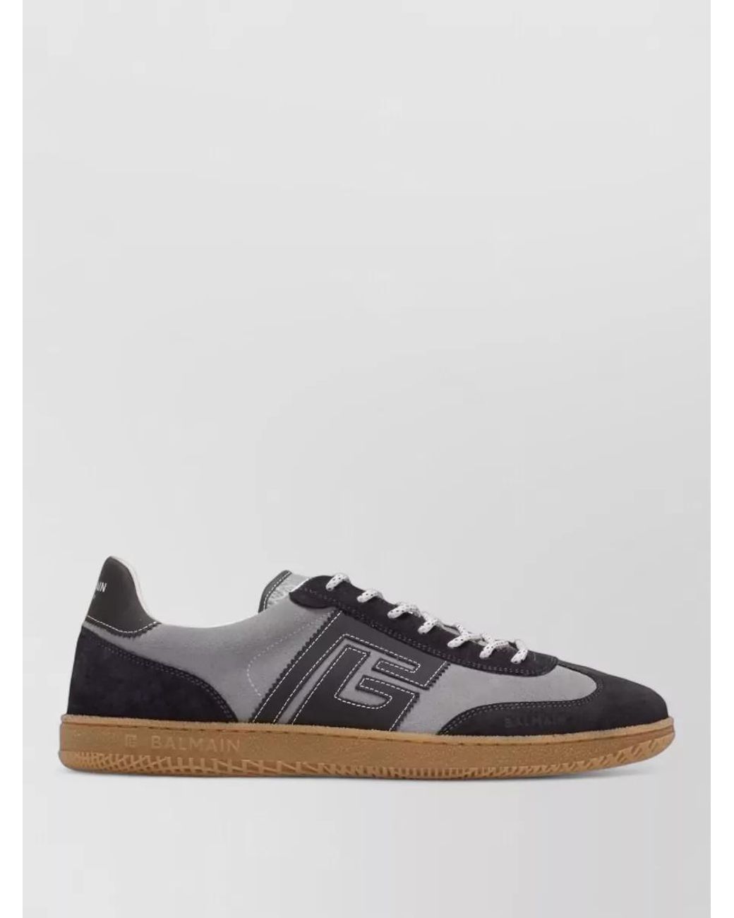 Balmain Multicolor Leather Low-Top Sneakers for men