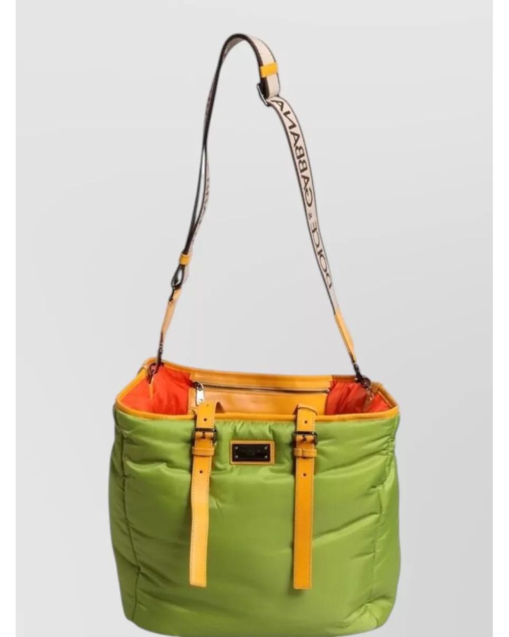 Dolce & Gabbana Green Daily Nylon Quilted Shoulder Bag