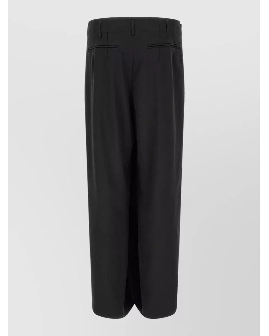 Kiko Kostadinov Black Virgin Wool Tailored Trousers for men