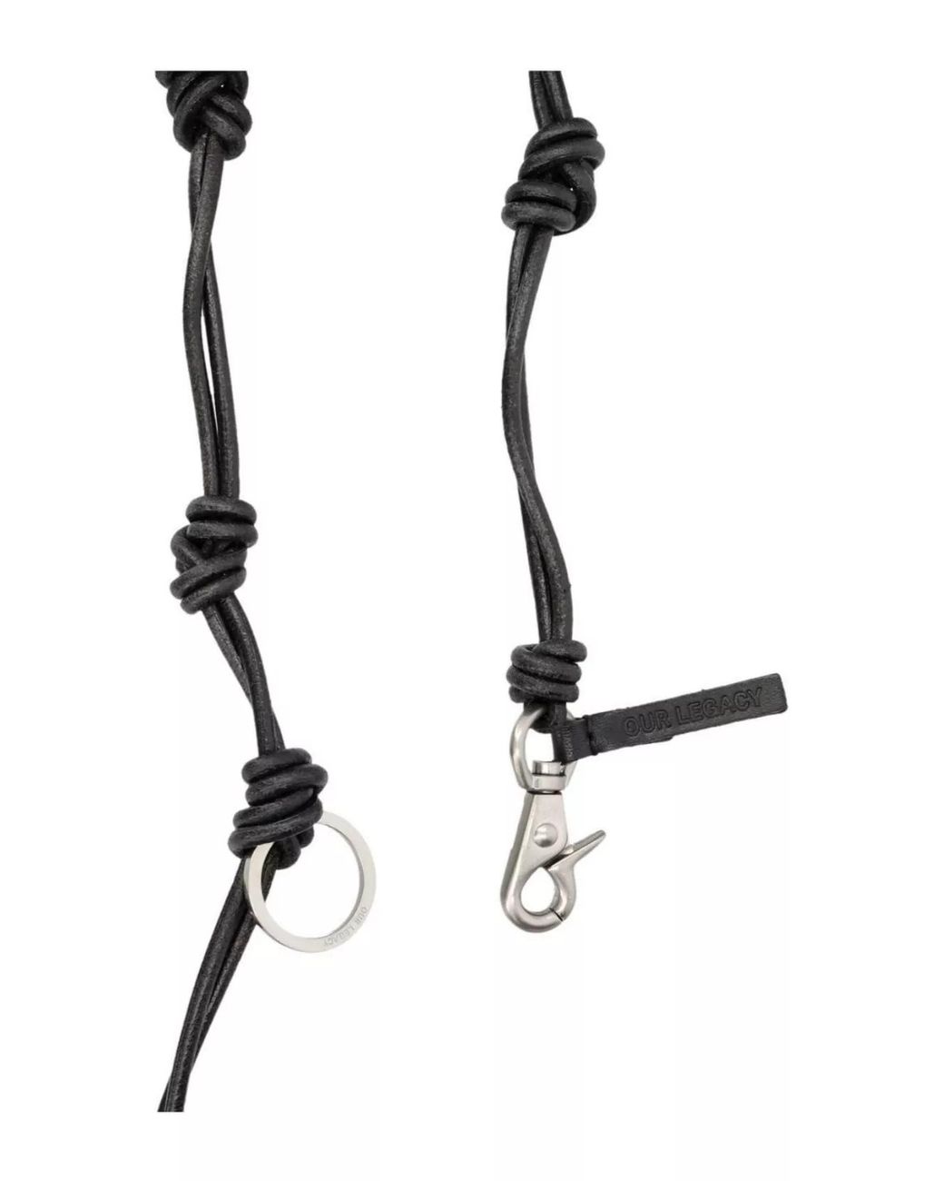 Our Legacy Natural Leather Keychain