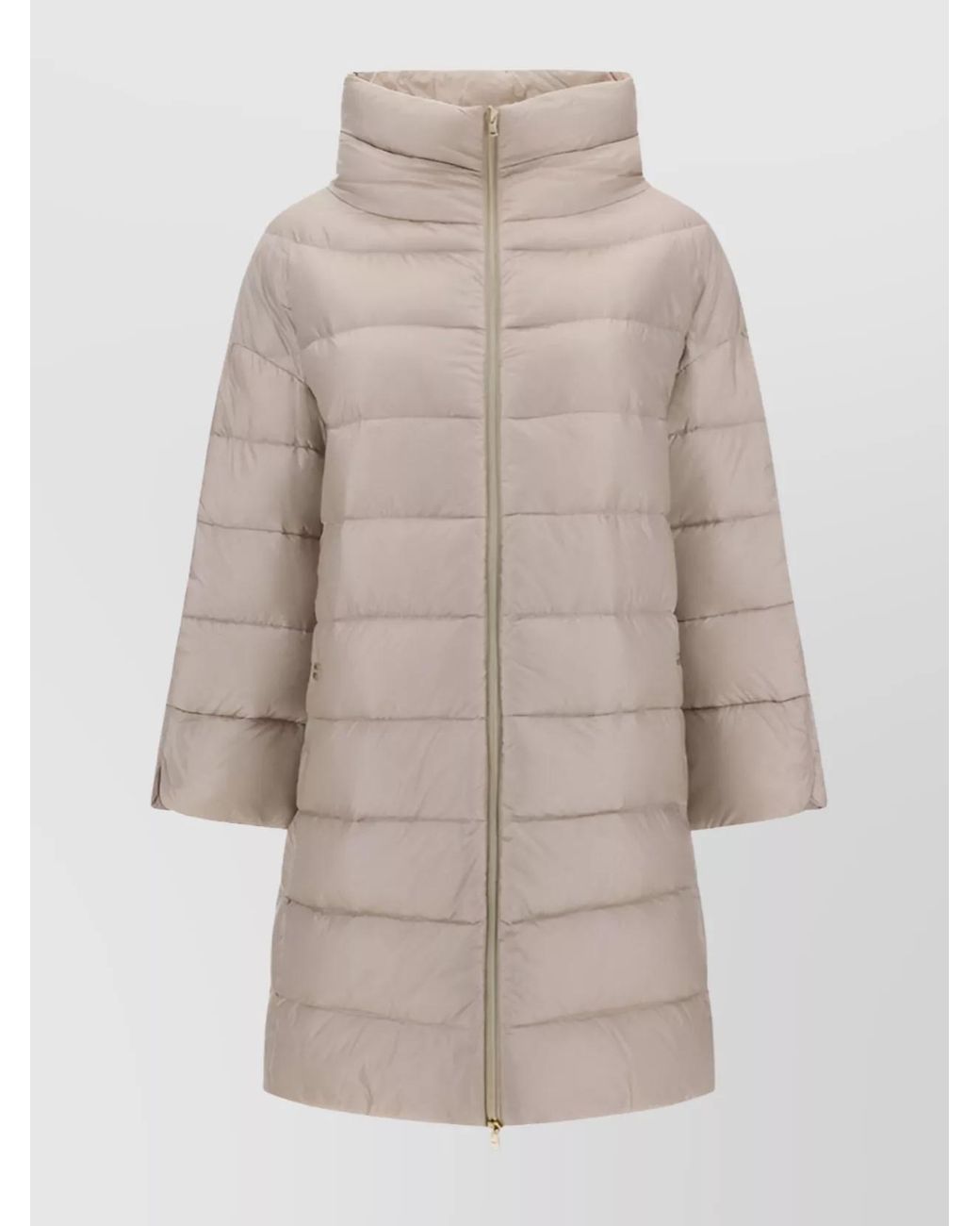 Herno Natural Down Matilde Midi Puffer Jacket