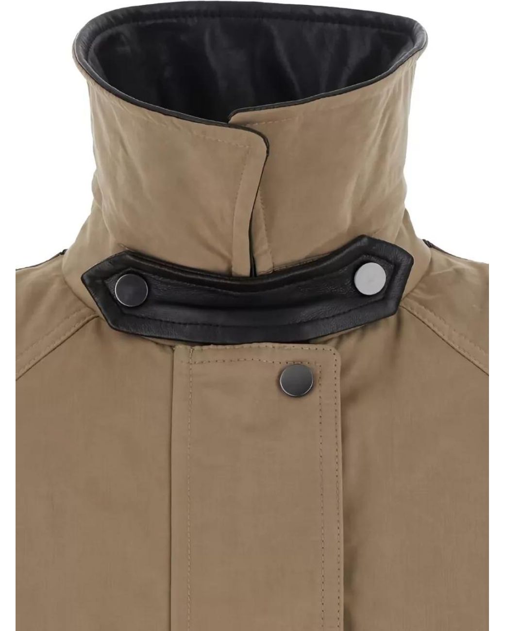 Brunello Cucinelli Brown Single-Breasted Coat