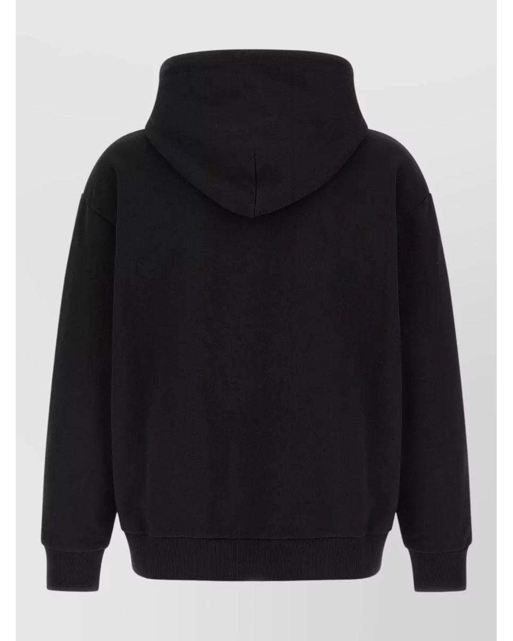 MM6 by Maison Margiela Blue Cotton Logo-Patch Hoodie for men