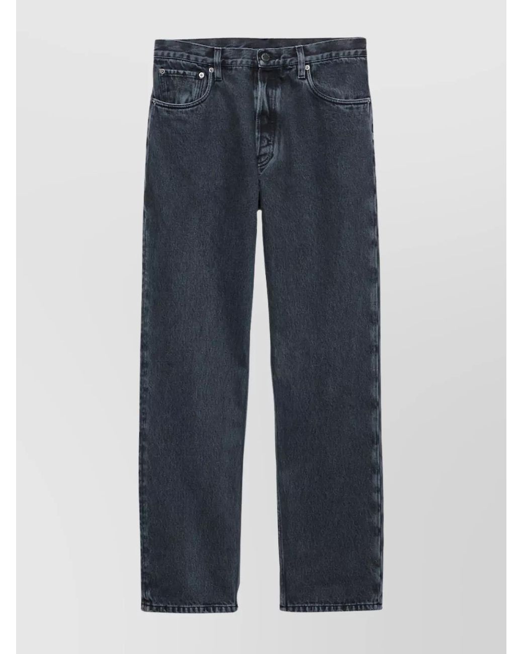 Prada Blue Faded Five-Pocket Denim Trousers for men