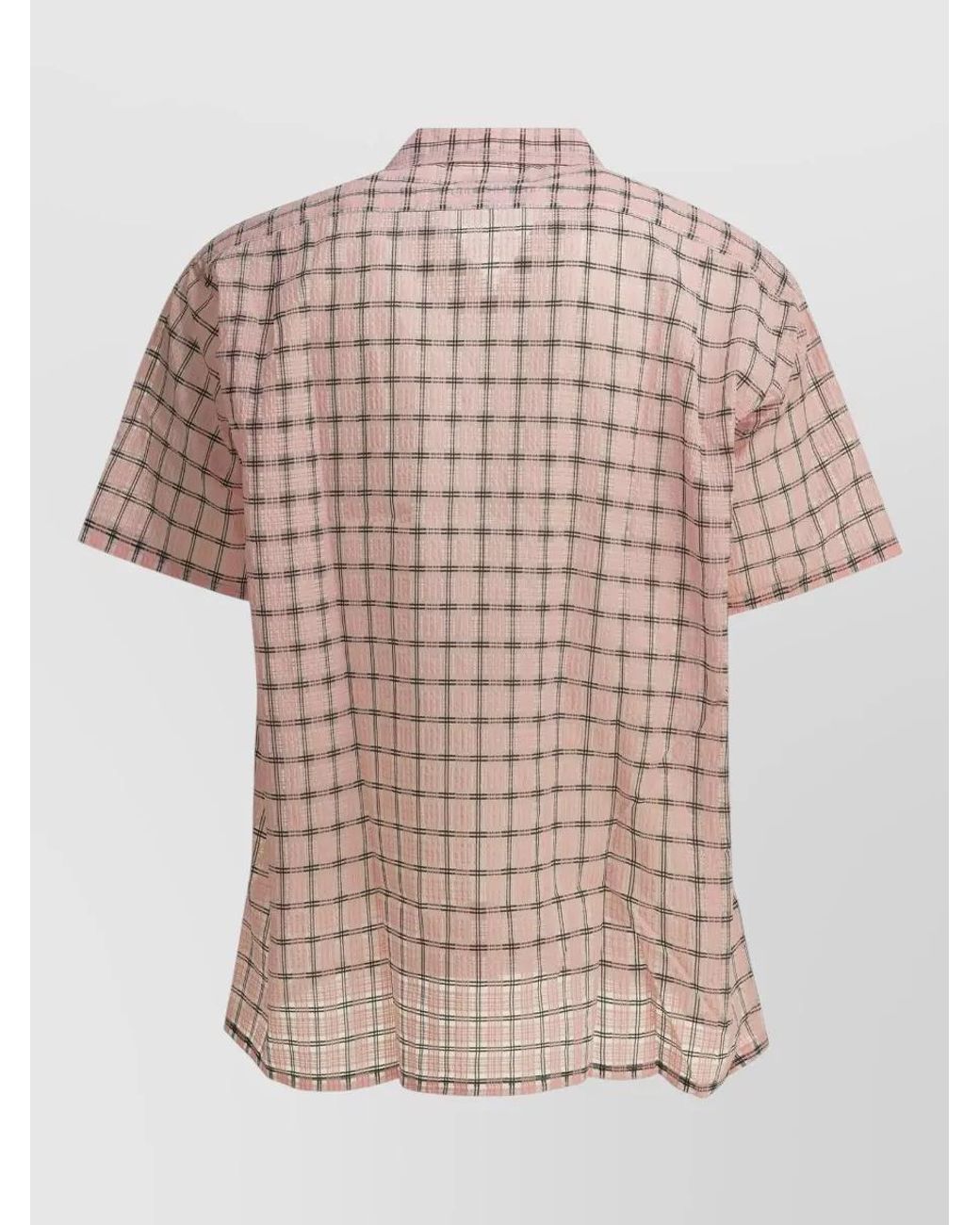 Beams Plus Pink Plaid Casual Shirt for men