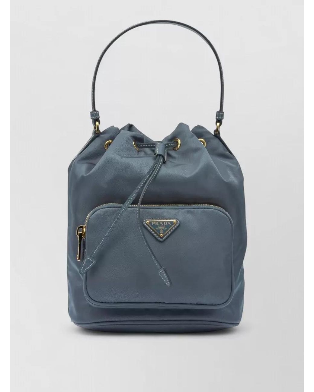 Prada Blue Bucket Polyamide Bucket Bag