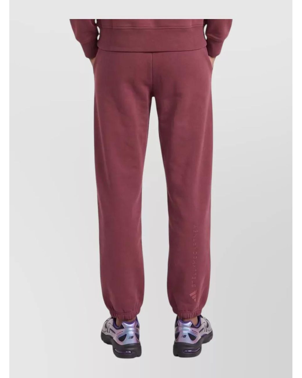 Adidas By Stella McCartney Red Straight-Leg Trousers