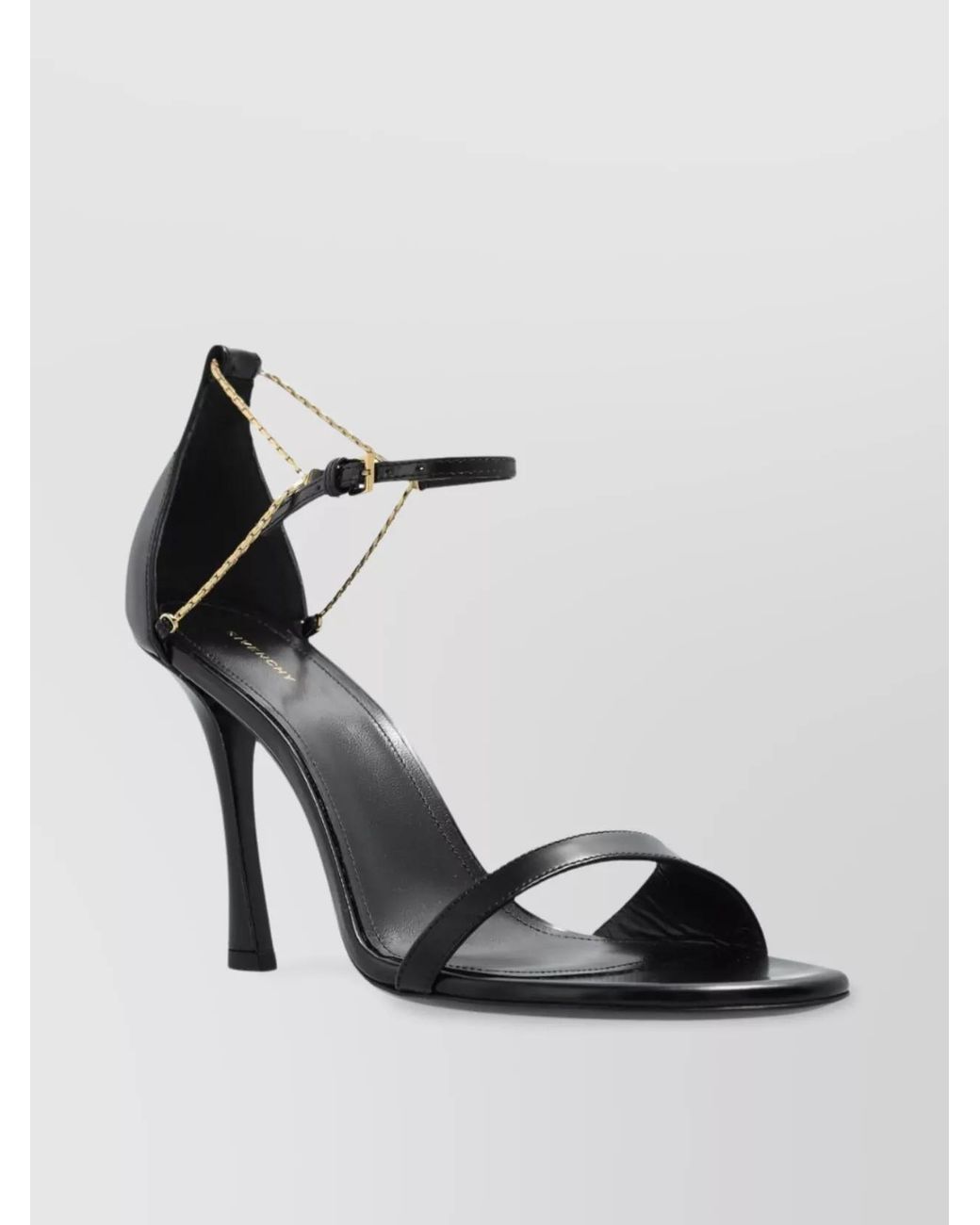 Givenchy Multicolor Leather Chain-Link High-Heel Sandals