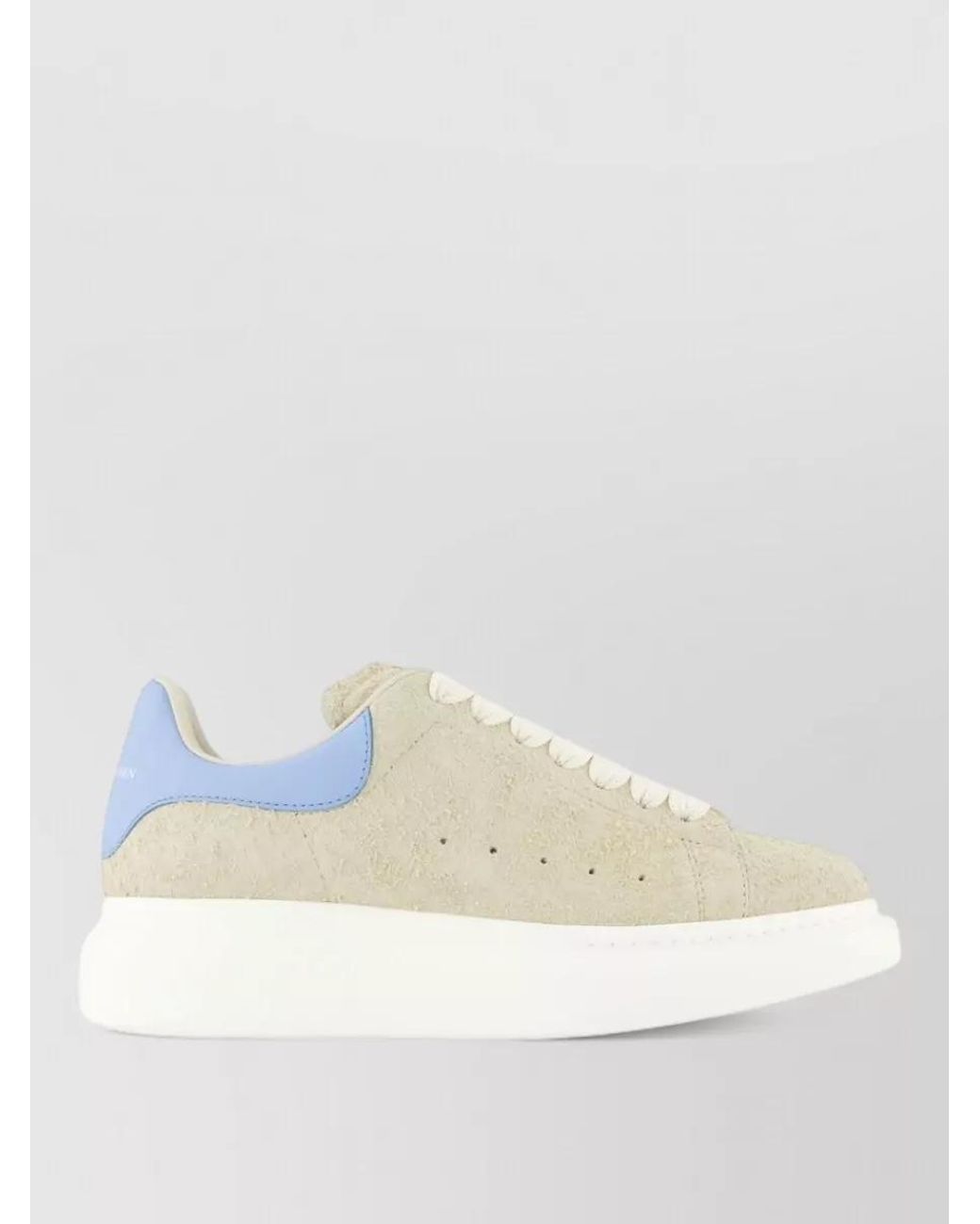 McQueen Natural Leather Low-Top Sneakers