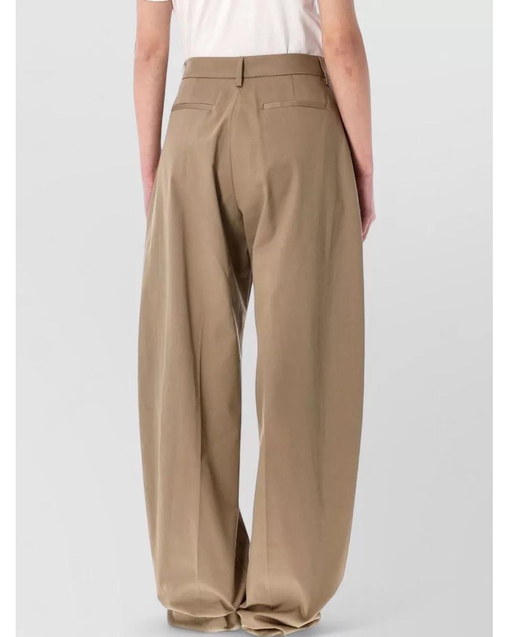 Thelatest Natural High-Rise Straight-Leg Wide-Leg Trousers