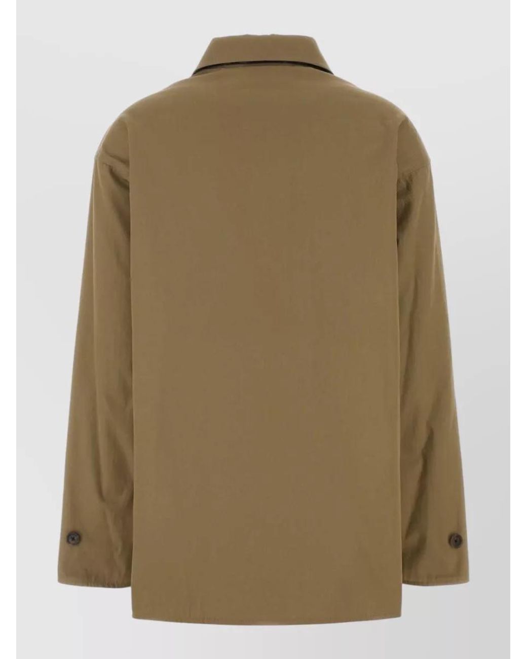 Maison Margiela Green Reversible Cotton Fitted Jacket