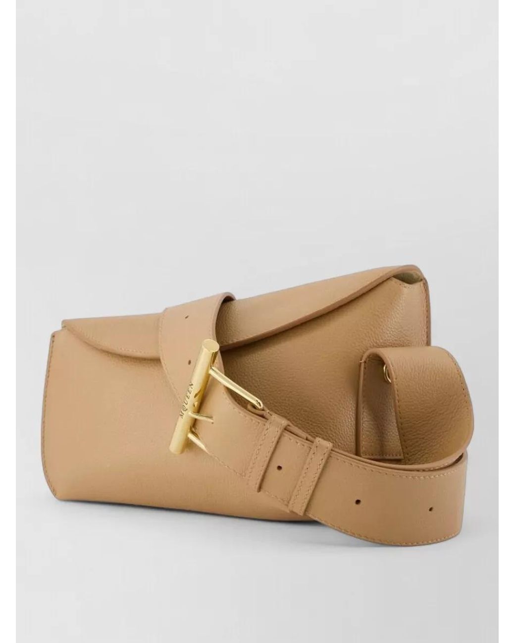 McQueen Natural Leather Crossbody Bag