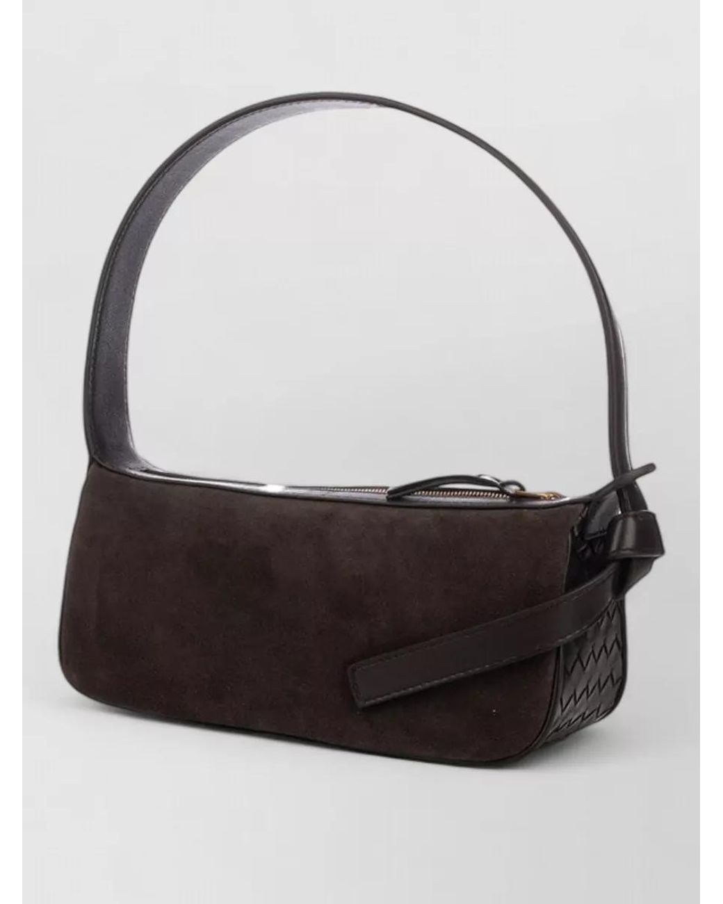 Bottega Veneta Black Knot Small Leather Shoulder Bag