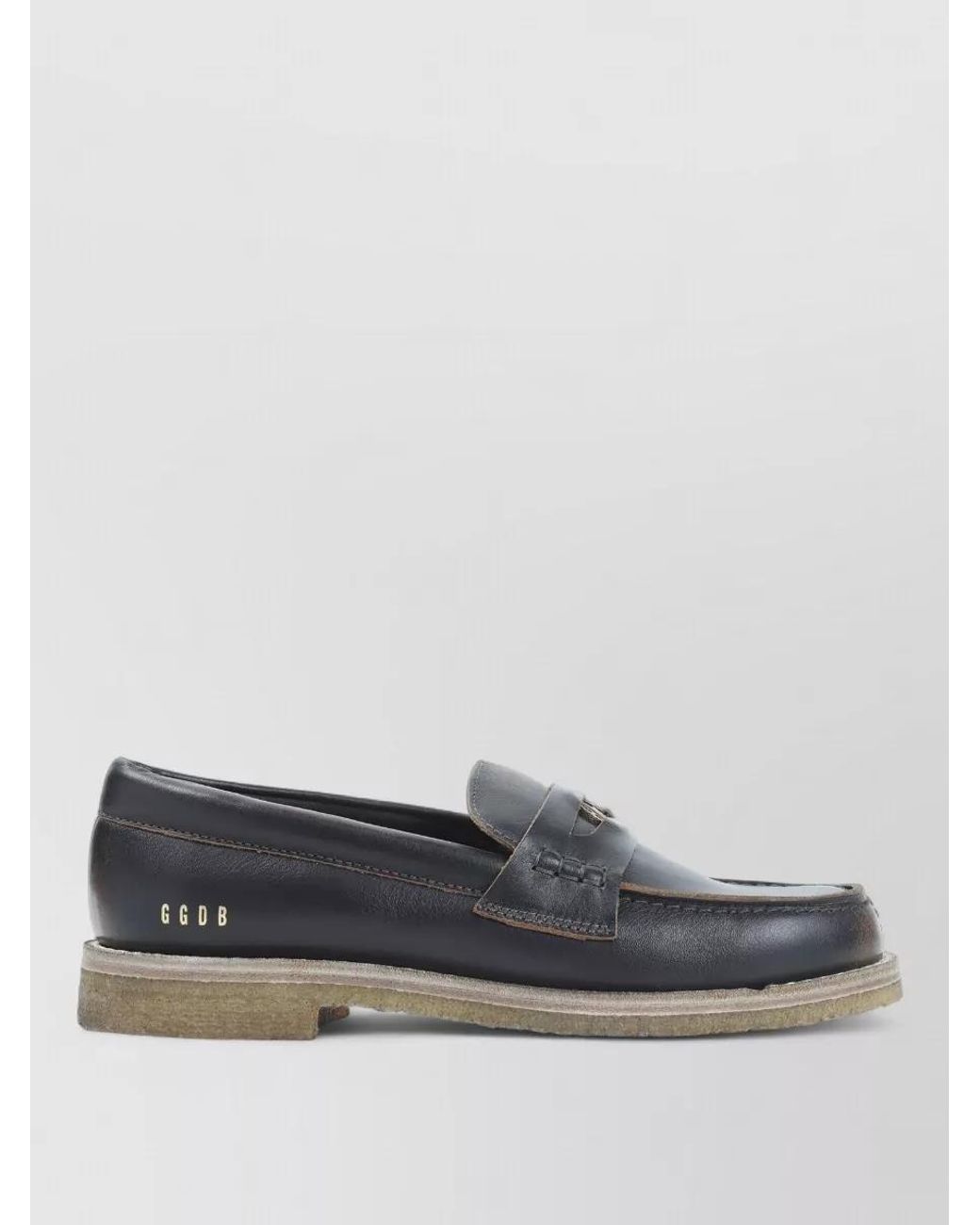 Golden Goose Deluxe Brand Gray Leather Loafers