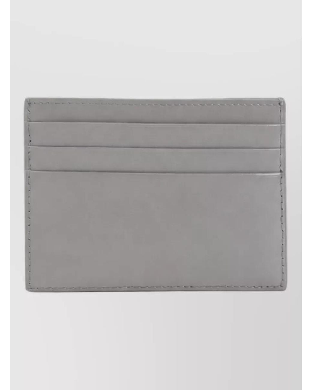 Céline Gray Leather Card Holder