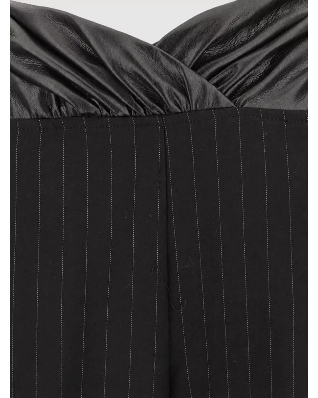ANDAMANE Black Wide-Leg Trousers