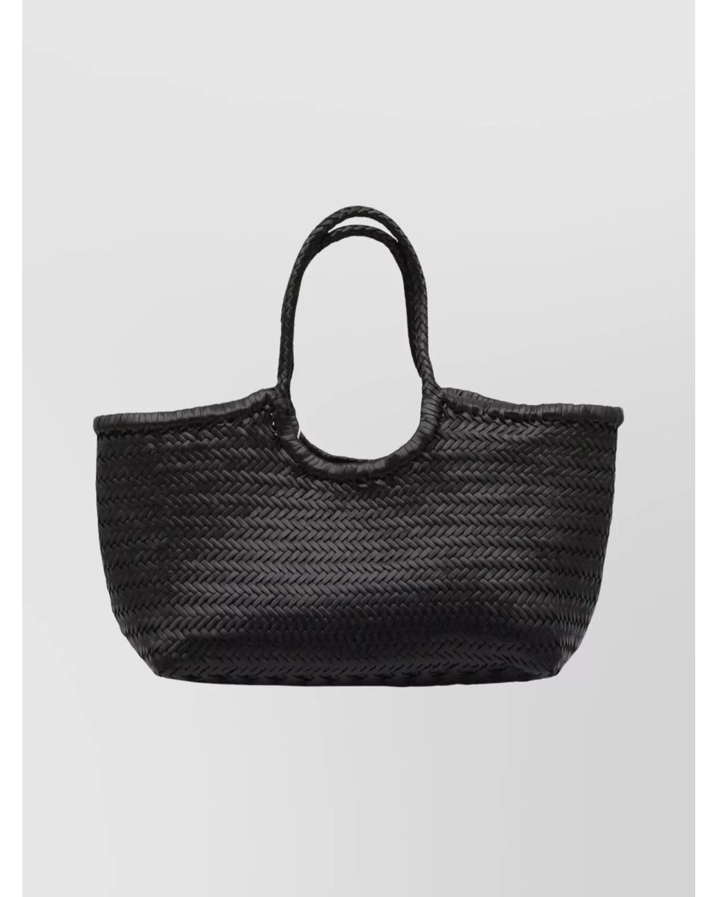 Dragon Diffusion Black Nantucket Big Leather Tote Bag