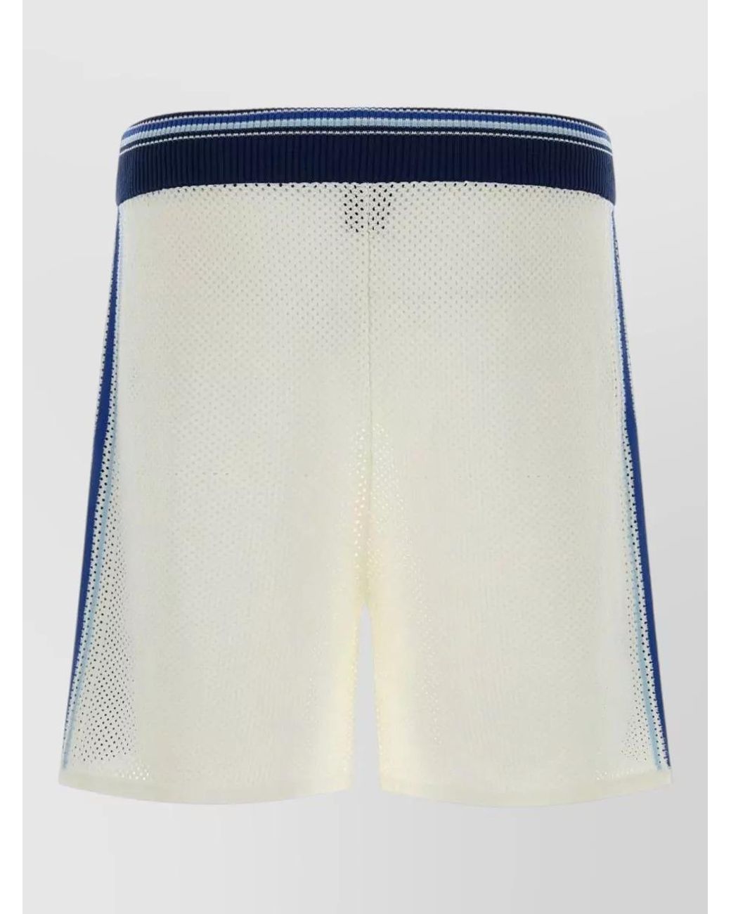 Casablanca Blue Mesh Bermuda Shorts for men